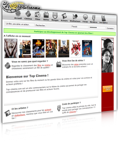 Top Cinéma, classement des meilleurs films au cinéma, des meilleurs DVD et séries !